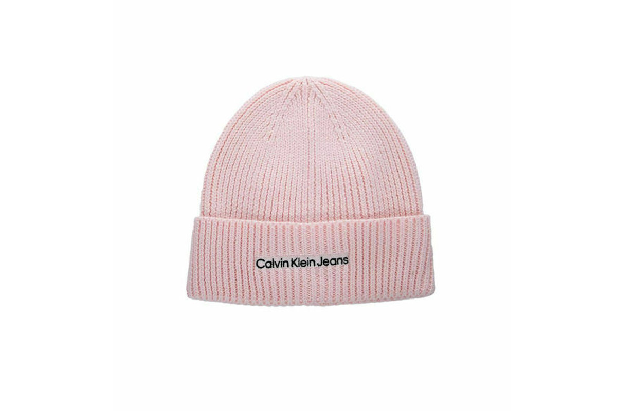Calvin Klein Institutional Embro Beanie Σκουφάκι Χειμερινό (K60K610119 TKY) Φούξια